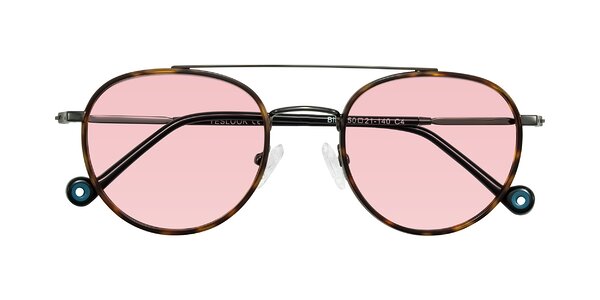 Front of Biko in Tortoise/Gunmetal