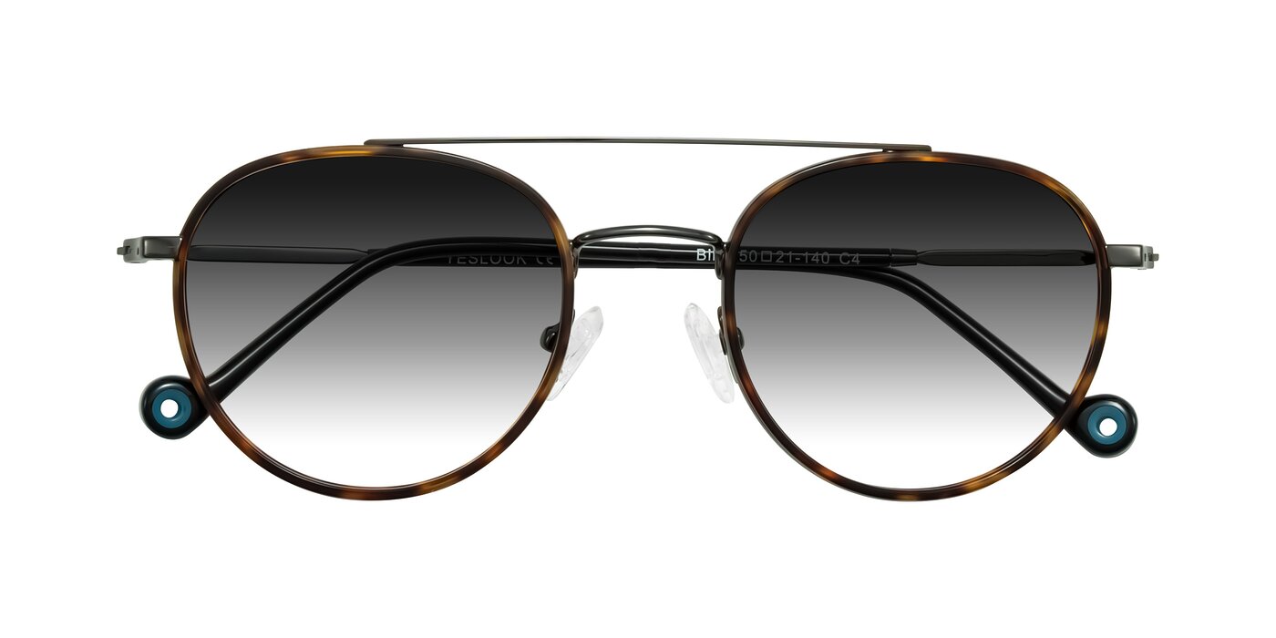 Biko - Tortoise/Gunmetal Gradient Sunglasses
