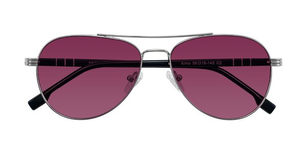 Front of Aimo in Silver/Dark Blue