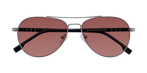 Front of Aimo in Silver/Dark Blue