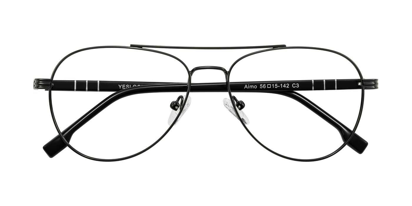 Aimo - Gunmetal/Black Eyeglasses