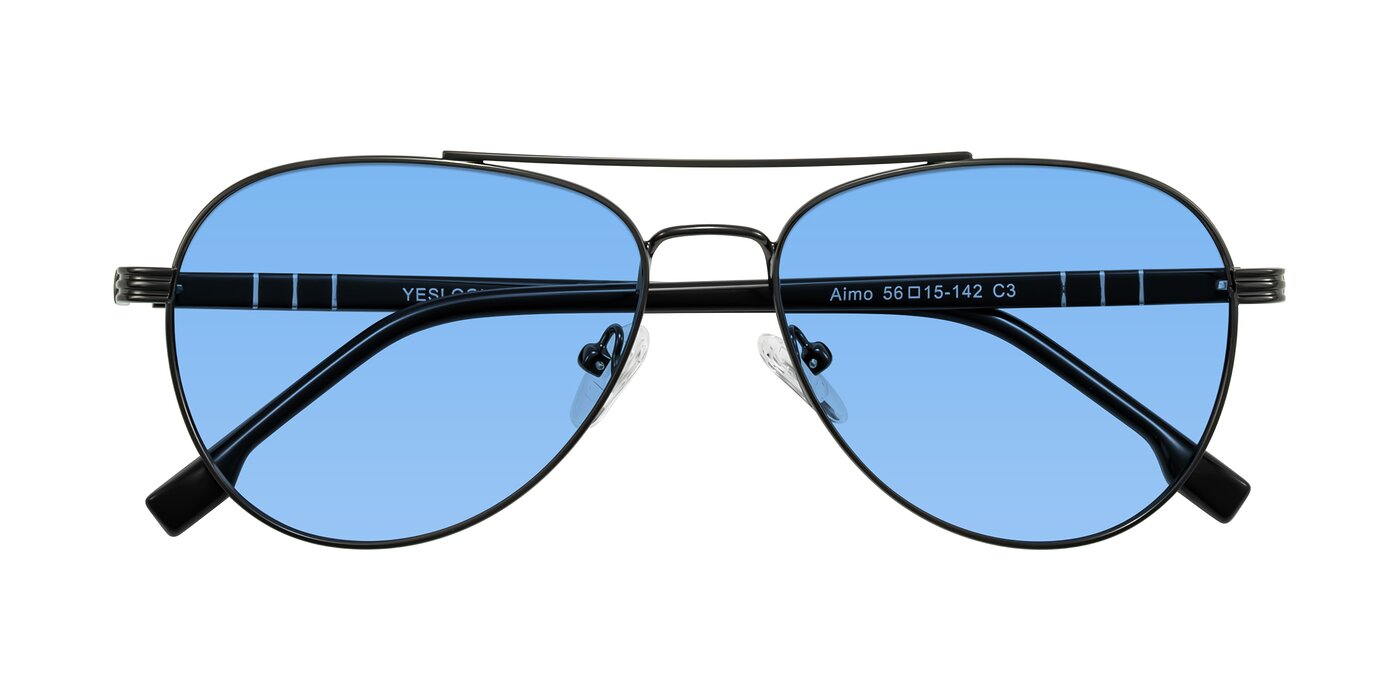Aimo - Gunmetal/Black Tinted Sunglasses