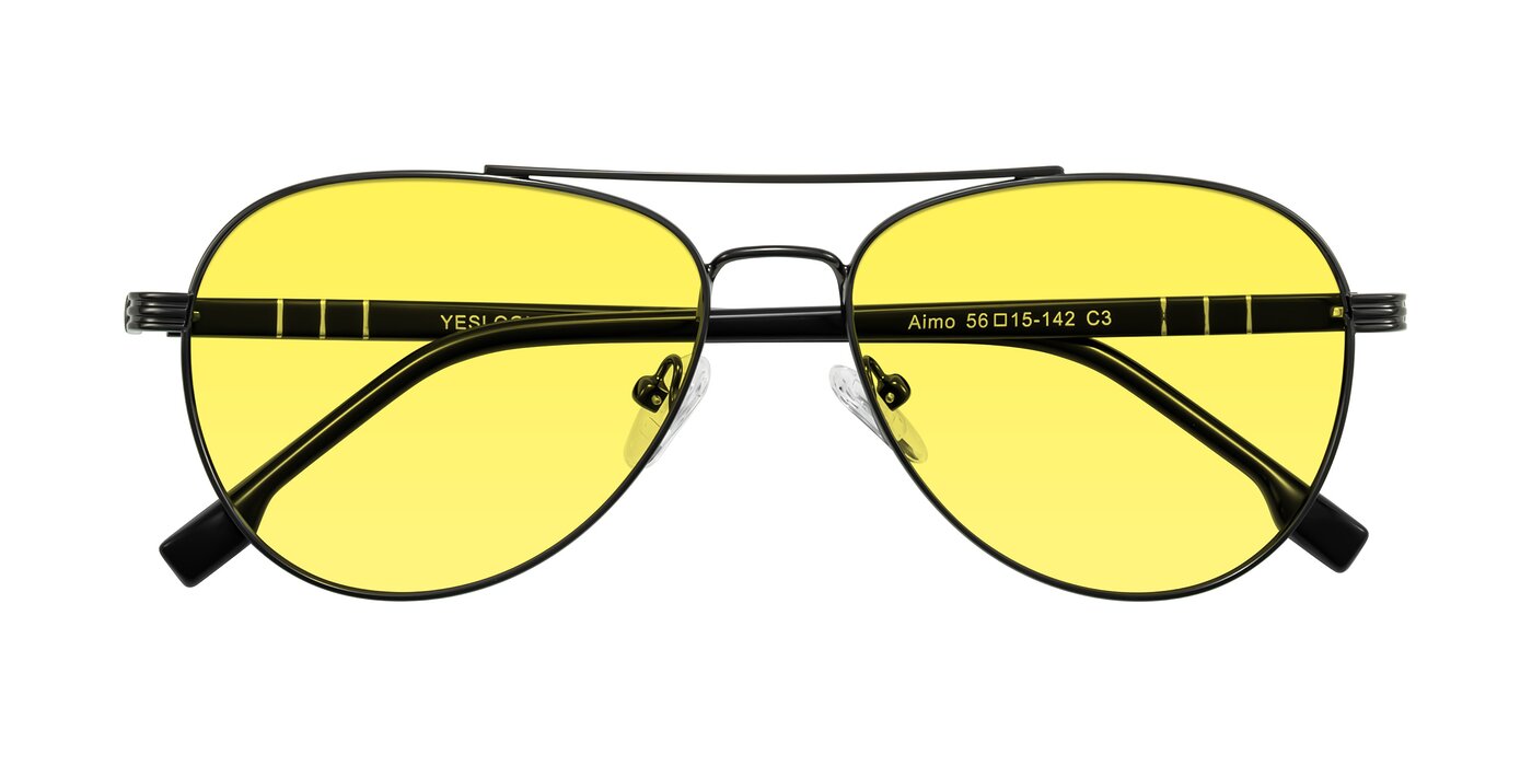 Aimo - Gunmetal/Black Tinted Sunglasses