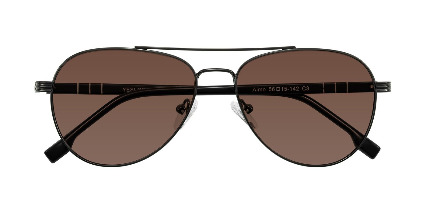 Aimo - Gunmetal/Black Tinted Sunglasses