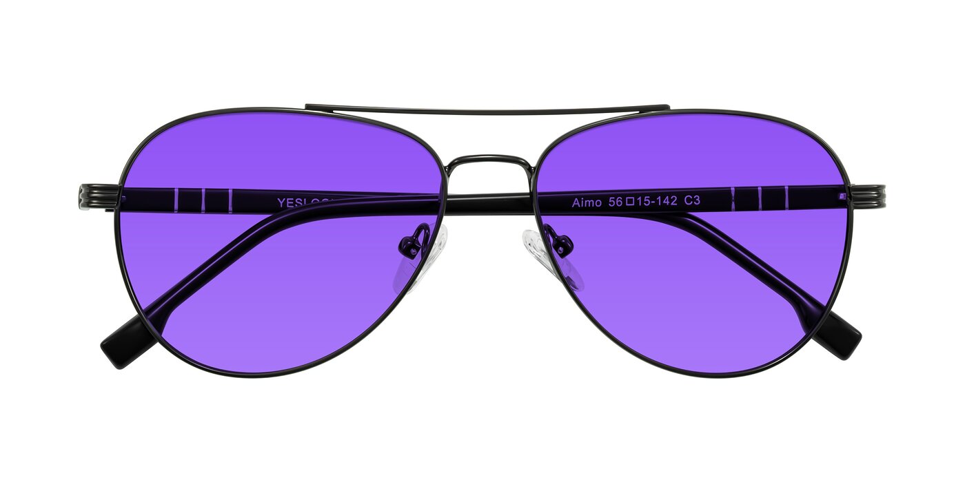 Aimo - Gunmetal/Black Tinted Sunglasses