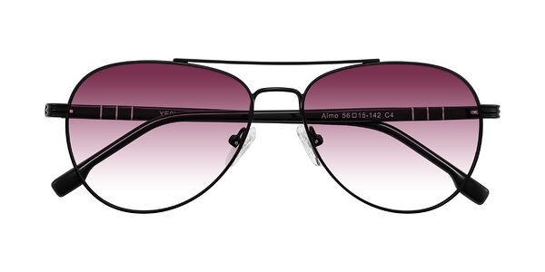 Front of Aimo in Matte Black/Dark Gray