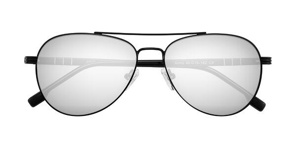 Front of Aimo in Matte Black/Dark Gray