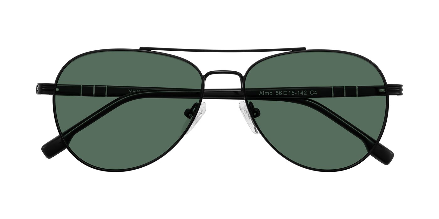 Aimo - Matte Black/Dark Gray Polarized Sunglasses