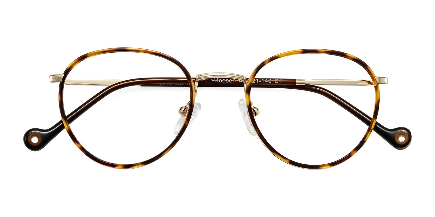 Hoosen - Leopard-Print/Gold Blue Light Glasses