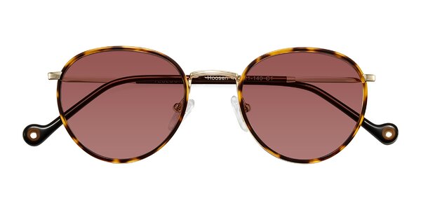 Front of Hoosen in Leopard-Print/Gold