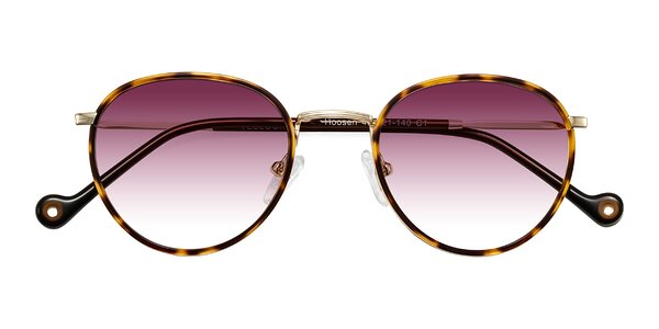 Front of Hoosen in Leopard-Print/Gold