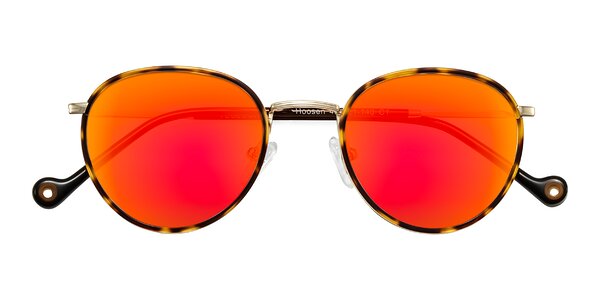 Front of Hoosen in Leopard-Print/Gold