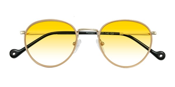 Front of Hoosen in Beige/Gold