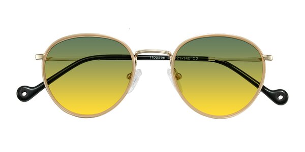 Front of Hoosen in Beige/Gold