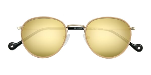 Front of Hoosen in Beige/Gold