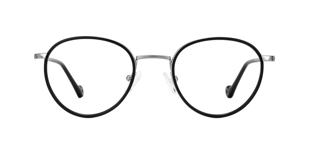 Hoosen - Black/Silver Eyeglasses