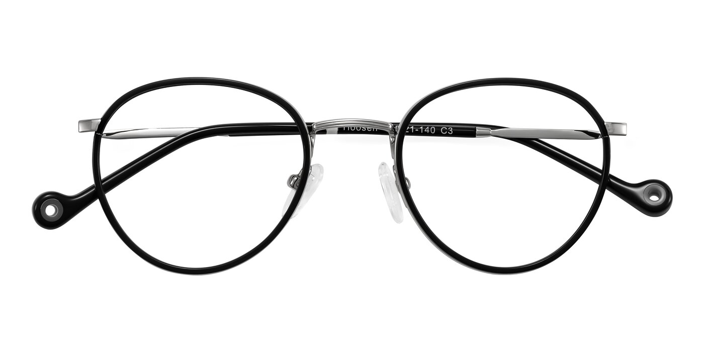 Hoosen - Black/Silver Eyeglasses