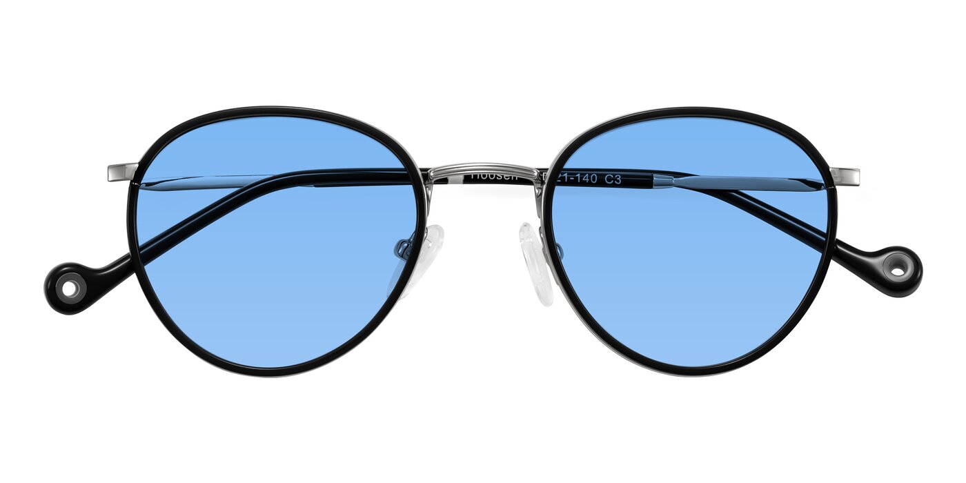 Hoosen - Black/Silver Tinted Sunglasses