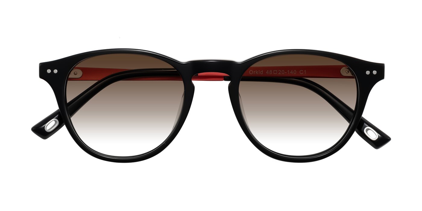 Orkid - Black/Red Gradient Sunglasses