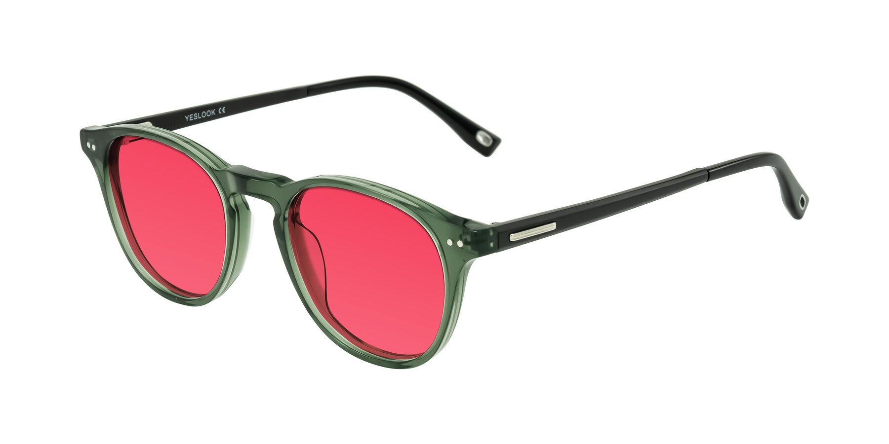 Angle of Orkid in Green/Black with Red Tinted Lenses