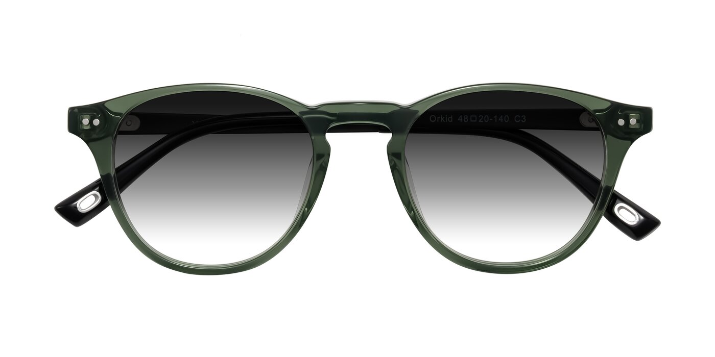 Orkid - Green/Black Gradient Sunglasses