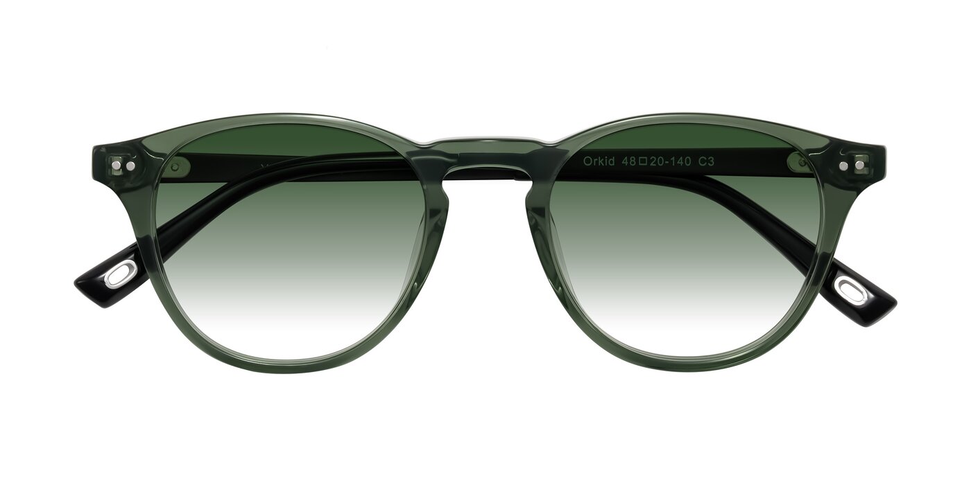 Orkid - Green/Black Gradient Sunglasses