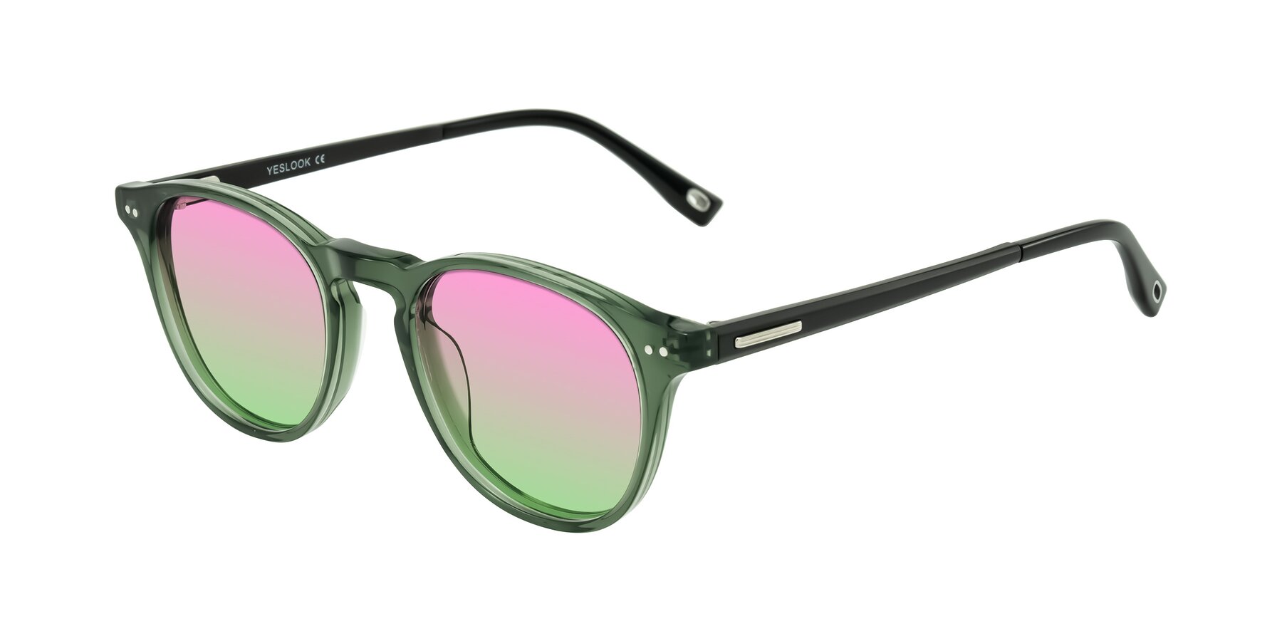 Angle of Orkid in Green/Black with Pink / Green Gradient Lenses