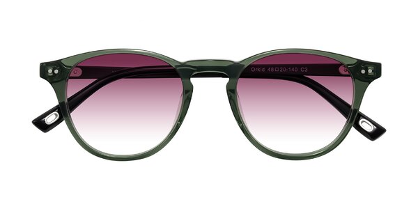 Front of Orkid in Green/Black