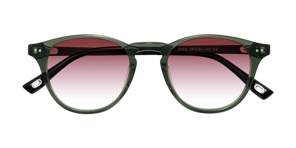 Front of Orkid in Green/Black