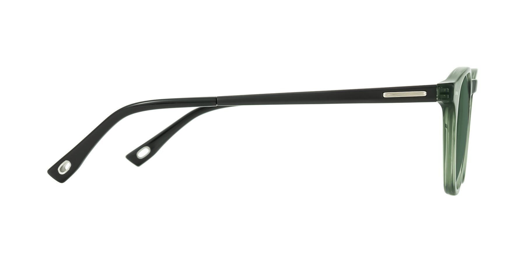Side of Orkid in Green/Black with Green Polarized Lenses