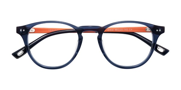 Front of Orkid in Blue/Orangle