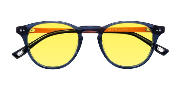 Front of Orkid in Blue/Orangle