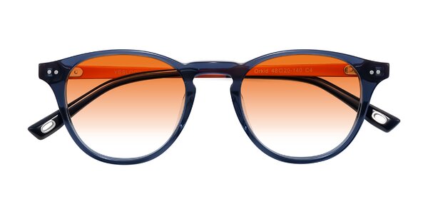 Front of Orkid in Blue/Orangle