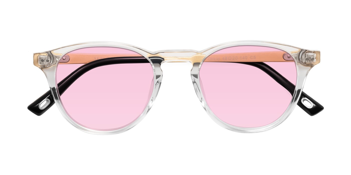 Orkid - Clear/Gold Tinted Sunglasses