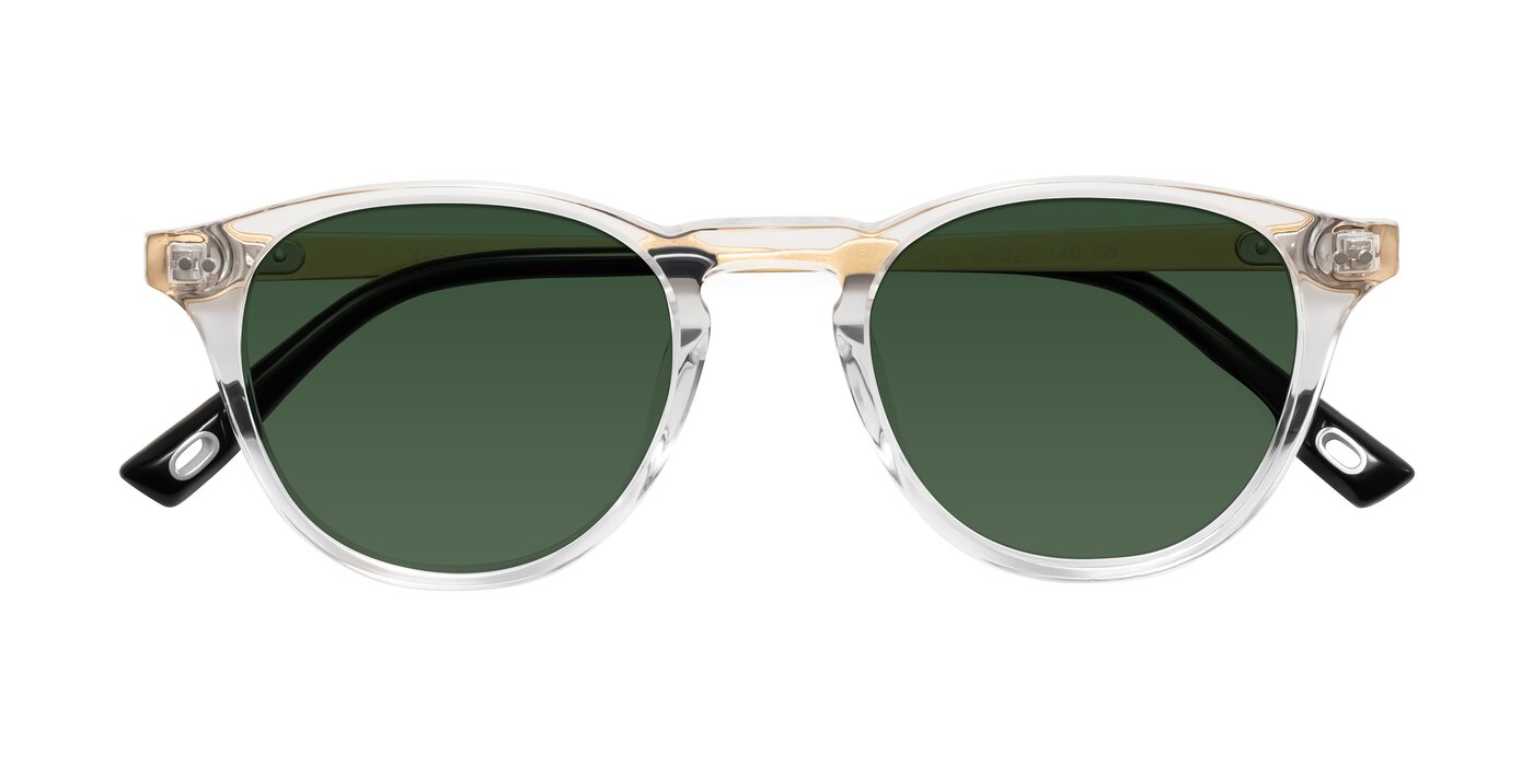 Orkid - Clear/Gold Tinted Sunglasses