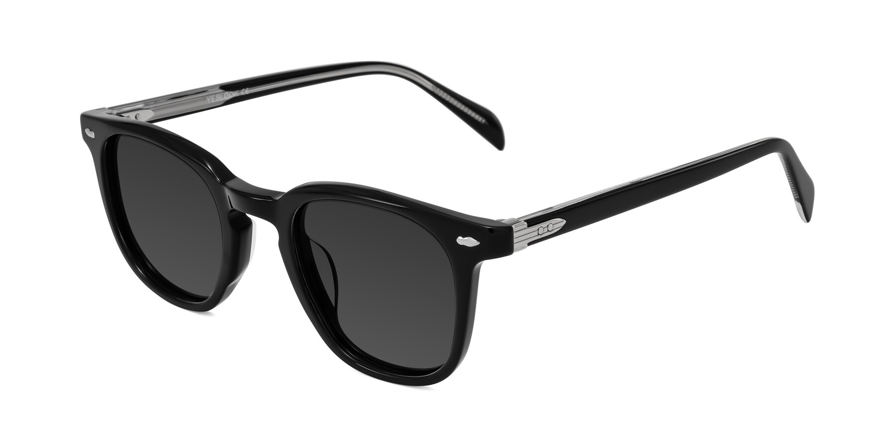 Angle of Palu in Black with Gray Tinted Lenses