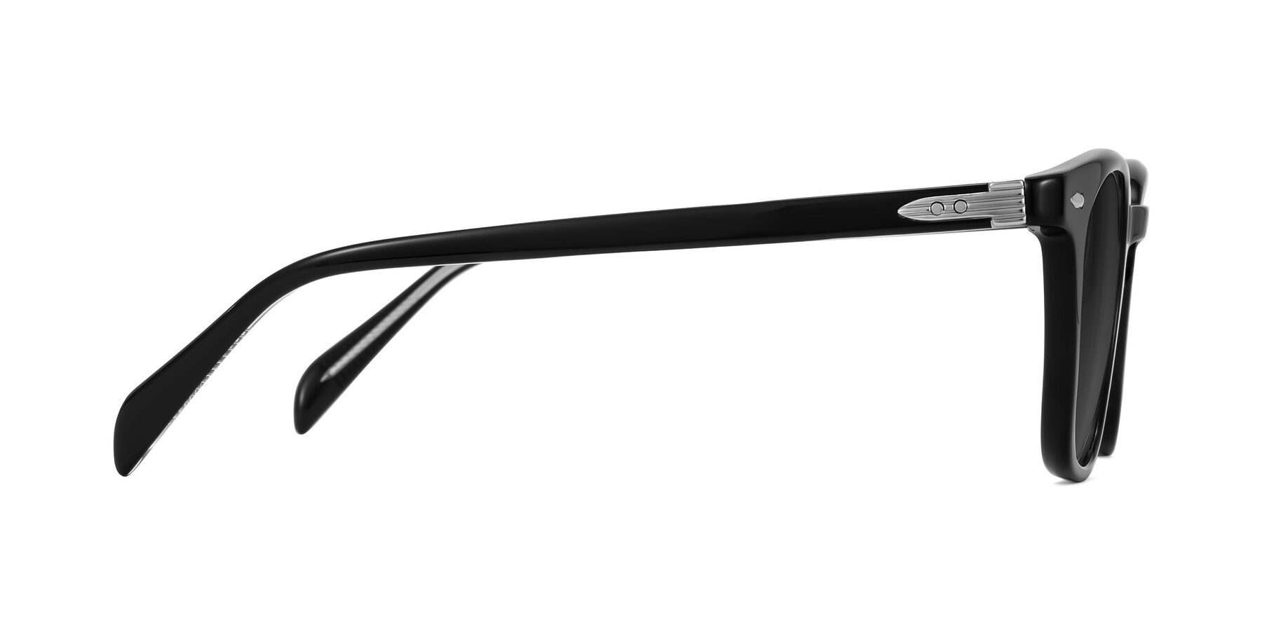 Side of Palu in Black with Gray Tinted Lenses