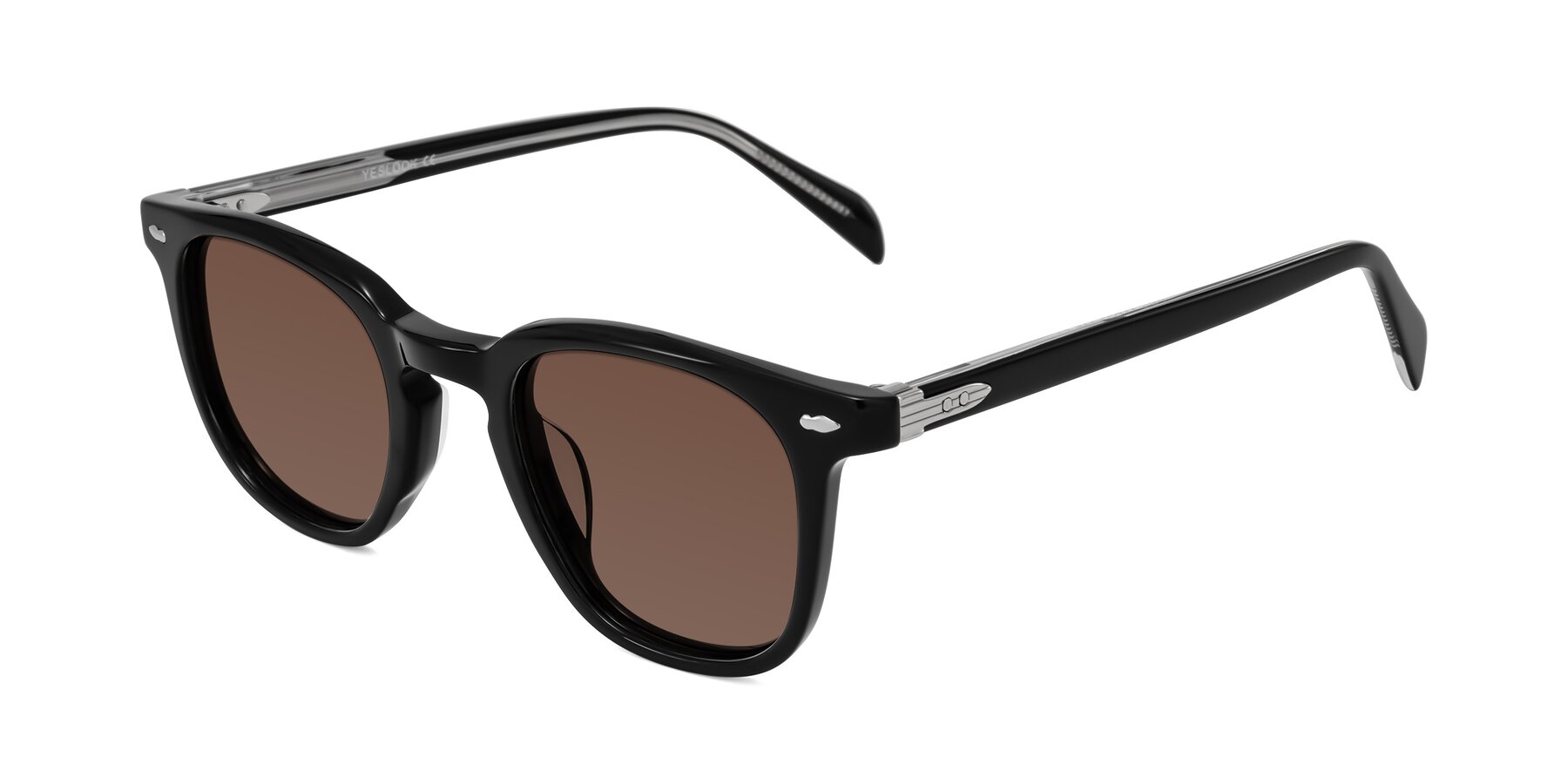 Angle of Palu in Black with Brown Tinted Lenses