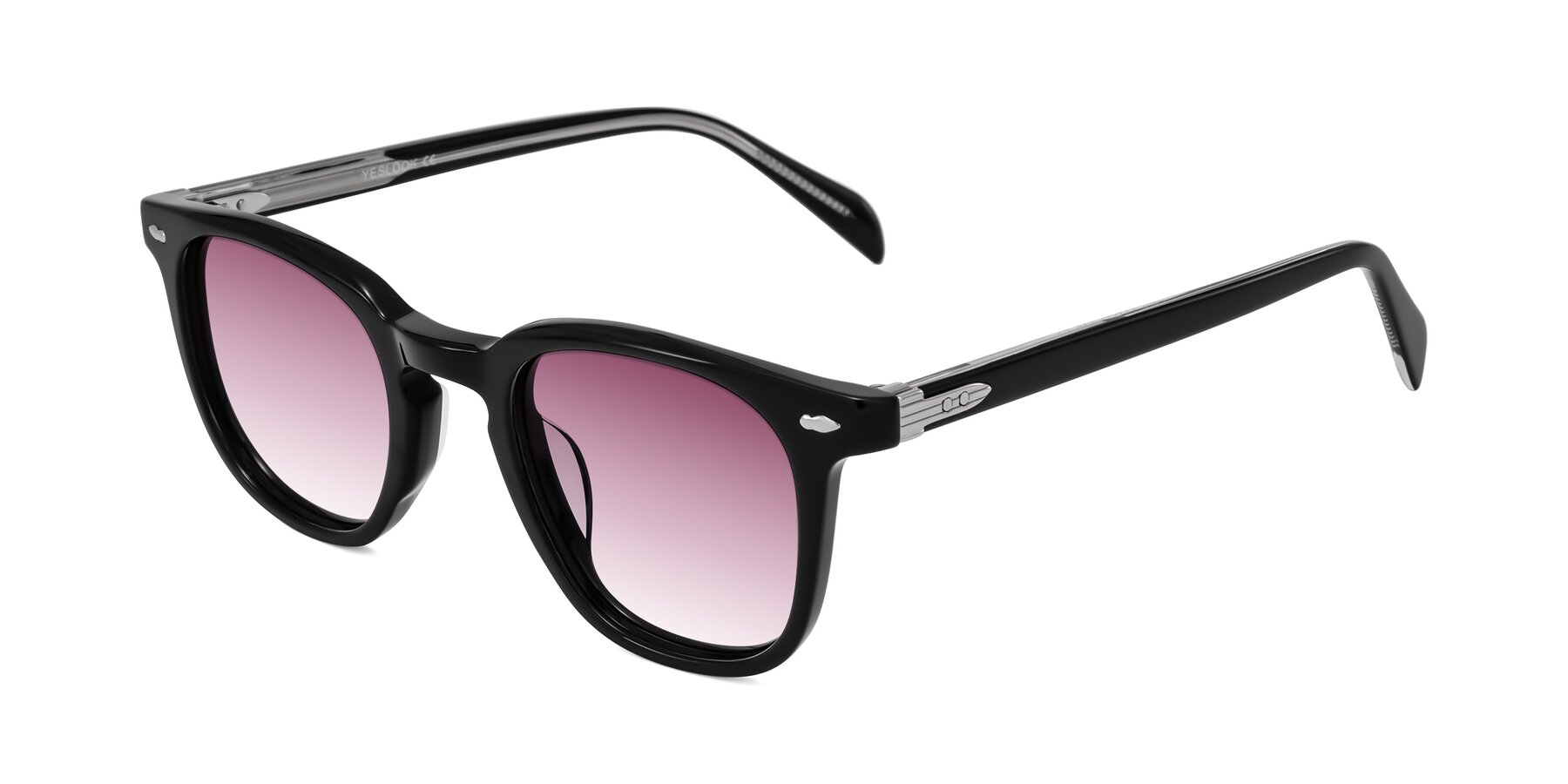 Angle of Palu in Black with Wine Gradient Lenses