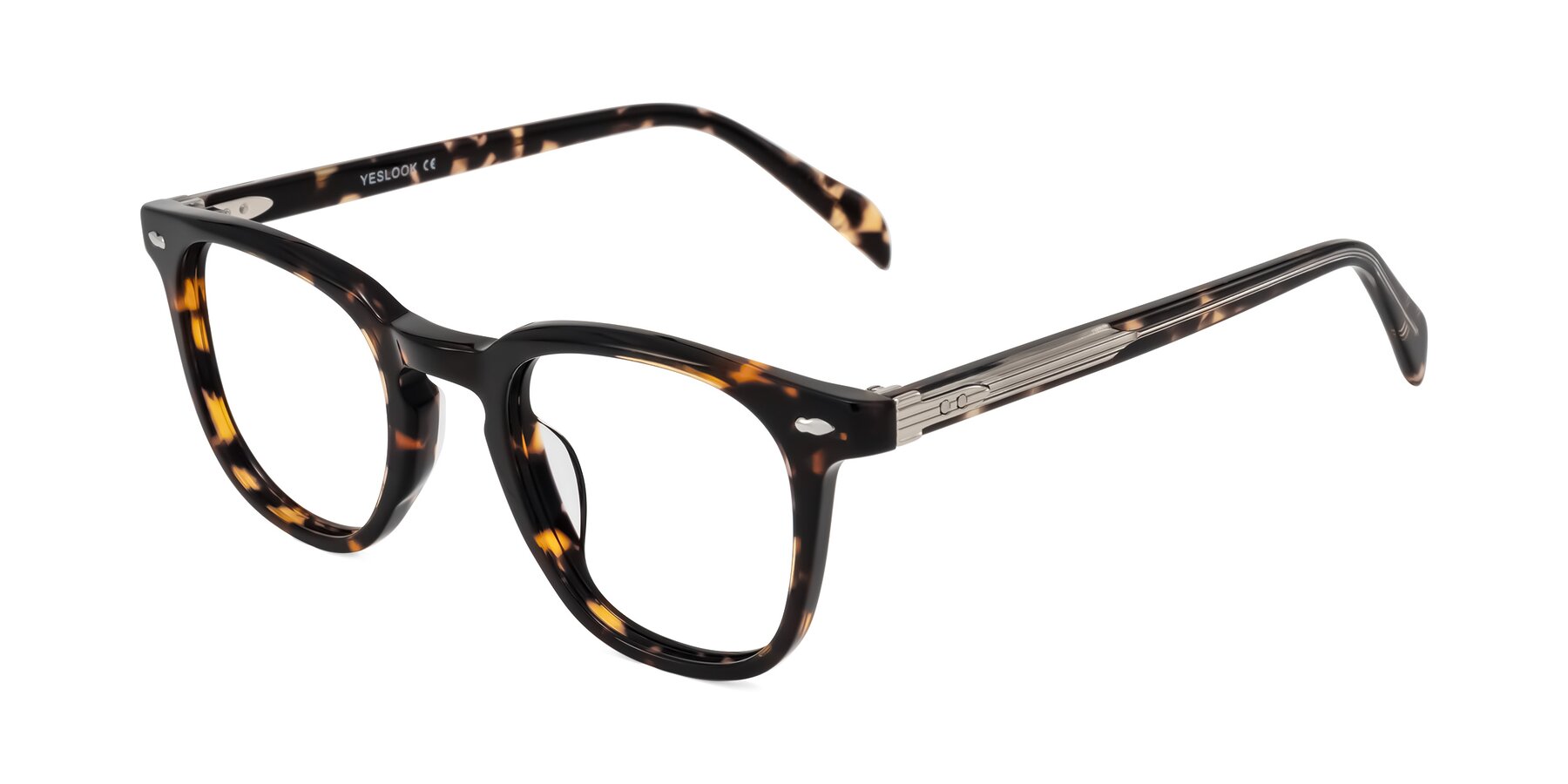 Angle of Palu in Tortoise with Clear Blue Light Blocking Lenses