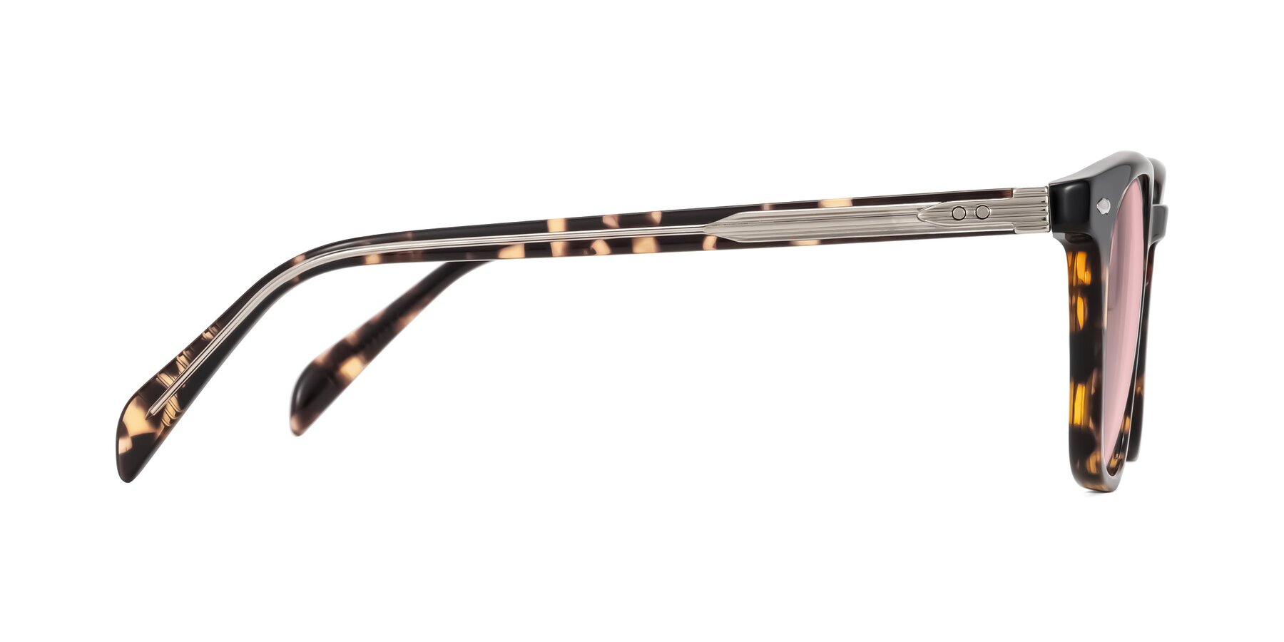 Side of Palu in Tortoise with Light Garnet Tinted Lenses