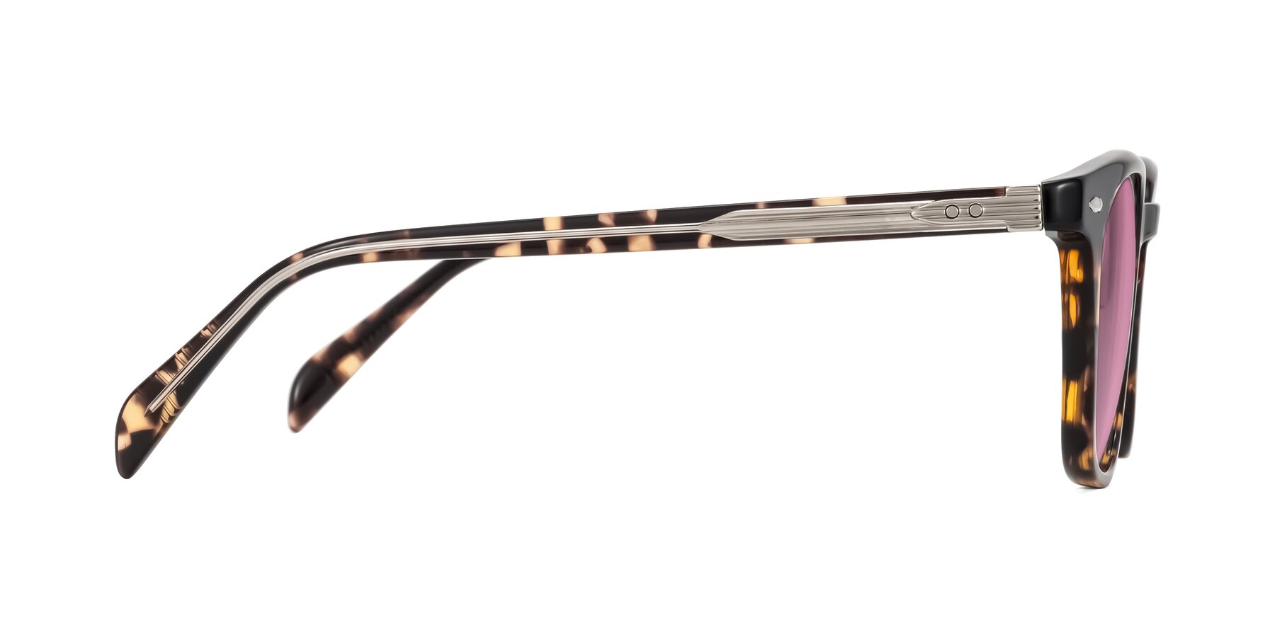 Side of Palu in Tortoise with Medium Wine Tinted Lenses