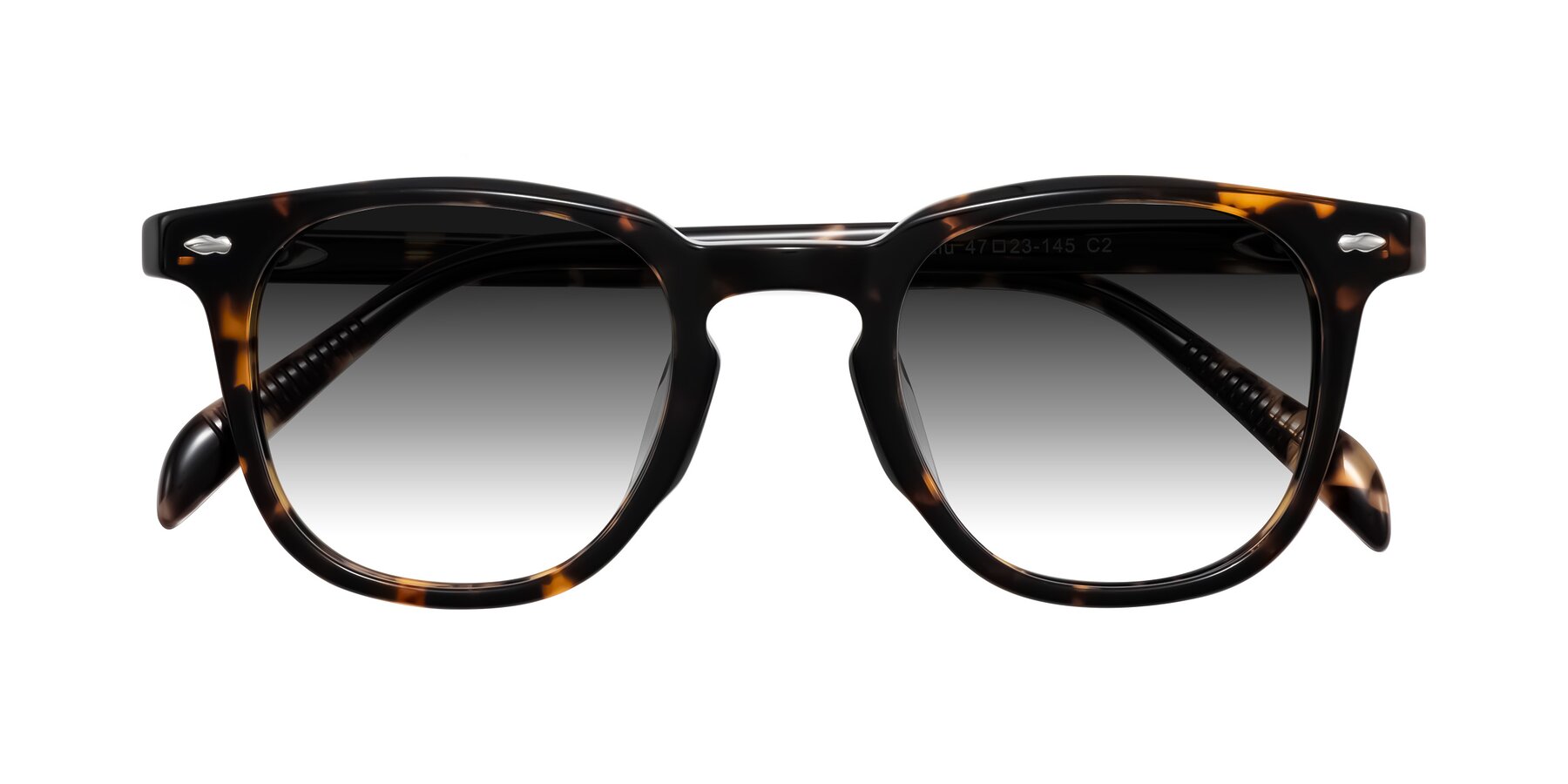 Folded Front of Palu in Tortoise with Gray Gradient Lenses