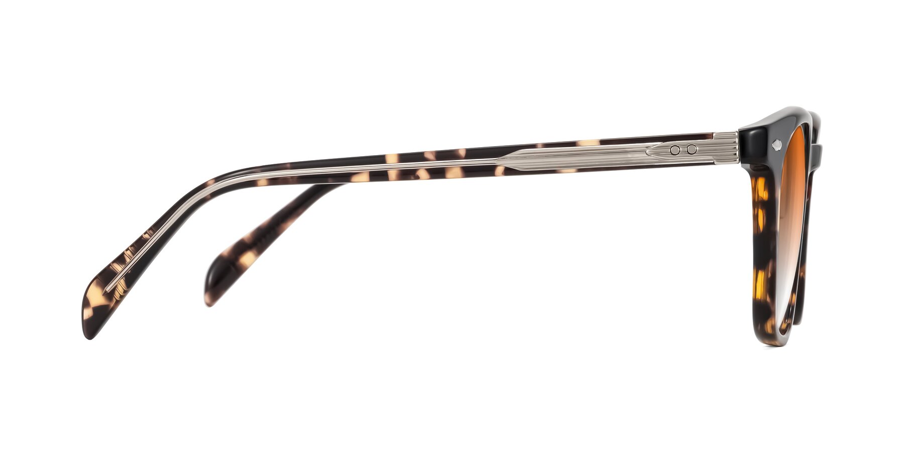 Side of Palu in Tortoise with Orange Gradient Lenses