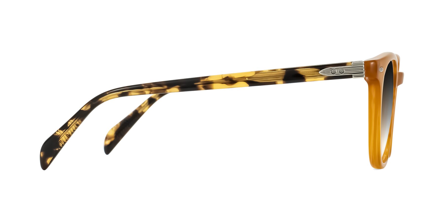 Side of Palu in Honey/Tortoise with Gray Gradient Lenses
