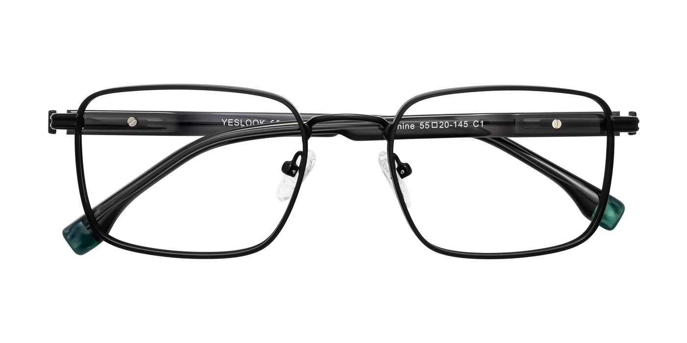 Rhine - Matte Black/Dark Gray Eyeglasses