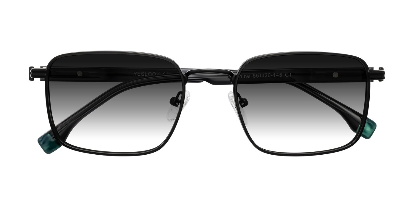 Rhine - Matte Black/Dark Gray Gradient Sunglasses