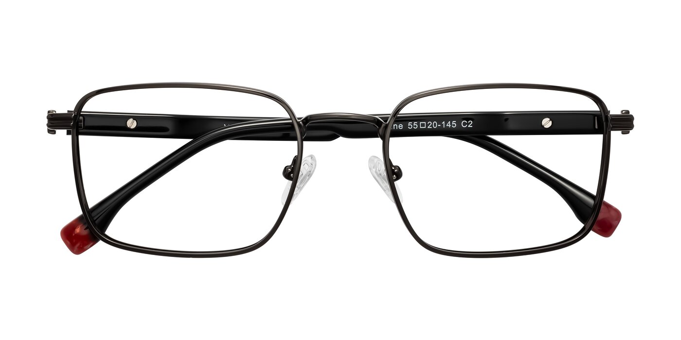 Rhine - Gunmetal/Black Eyeglasses