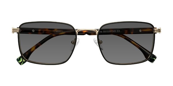 Front of Rhine in Black/Gold/Tortoise