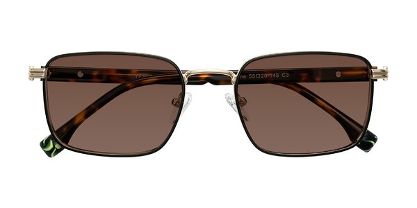 Front of Rhine in Black/Gold/Tortoise